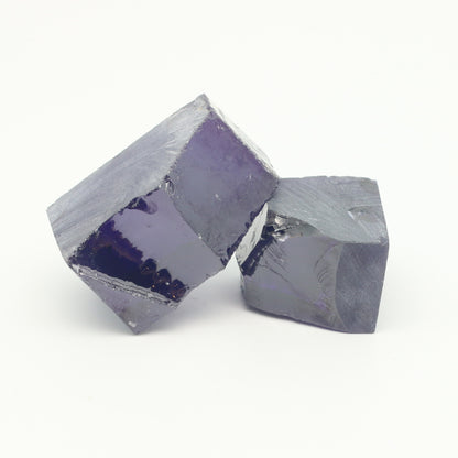 Violet Cubic Zirconia Faceting Rough for Gem Cutting - Various Sizes