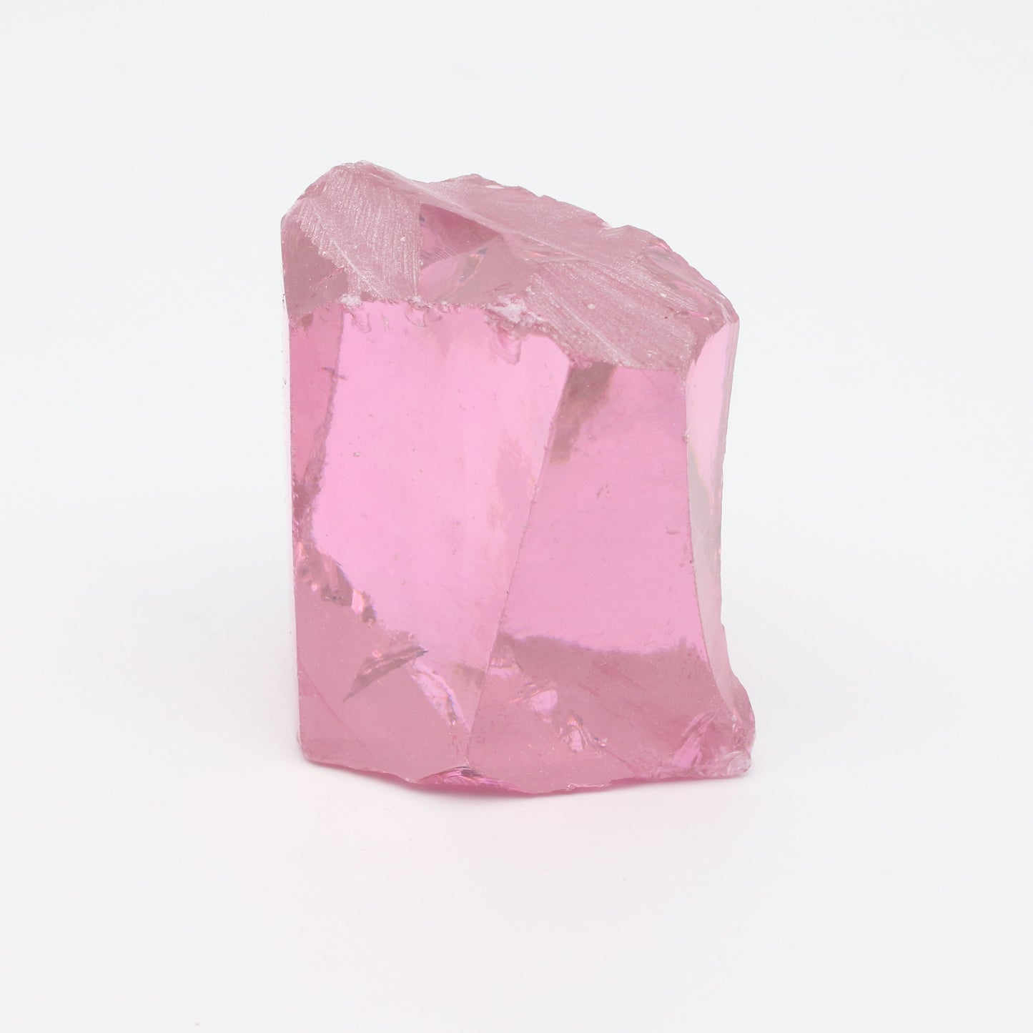 Pink Cubic Zirconia Faceting Rough for Gem Cutting - Various Sizes