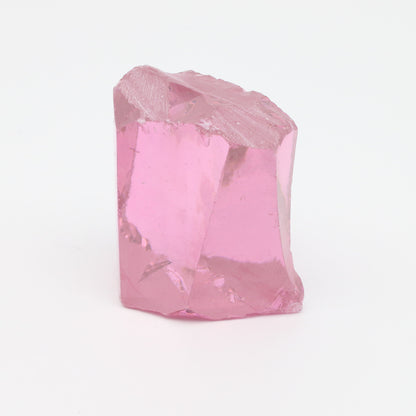 Pink Cubic Zirconia Faceting Rough for Gem Cutting - Various Sizes