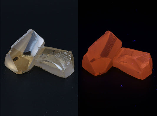 UV Reactive Nanosital #E-275 Synthetic Lab Created Faceting Rough for Gem Cutting - Various Sizes