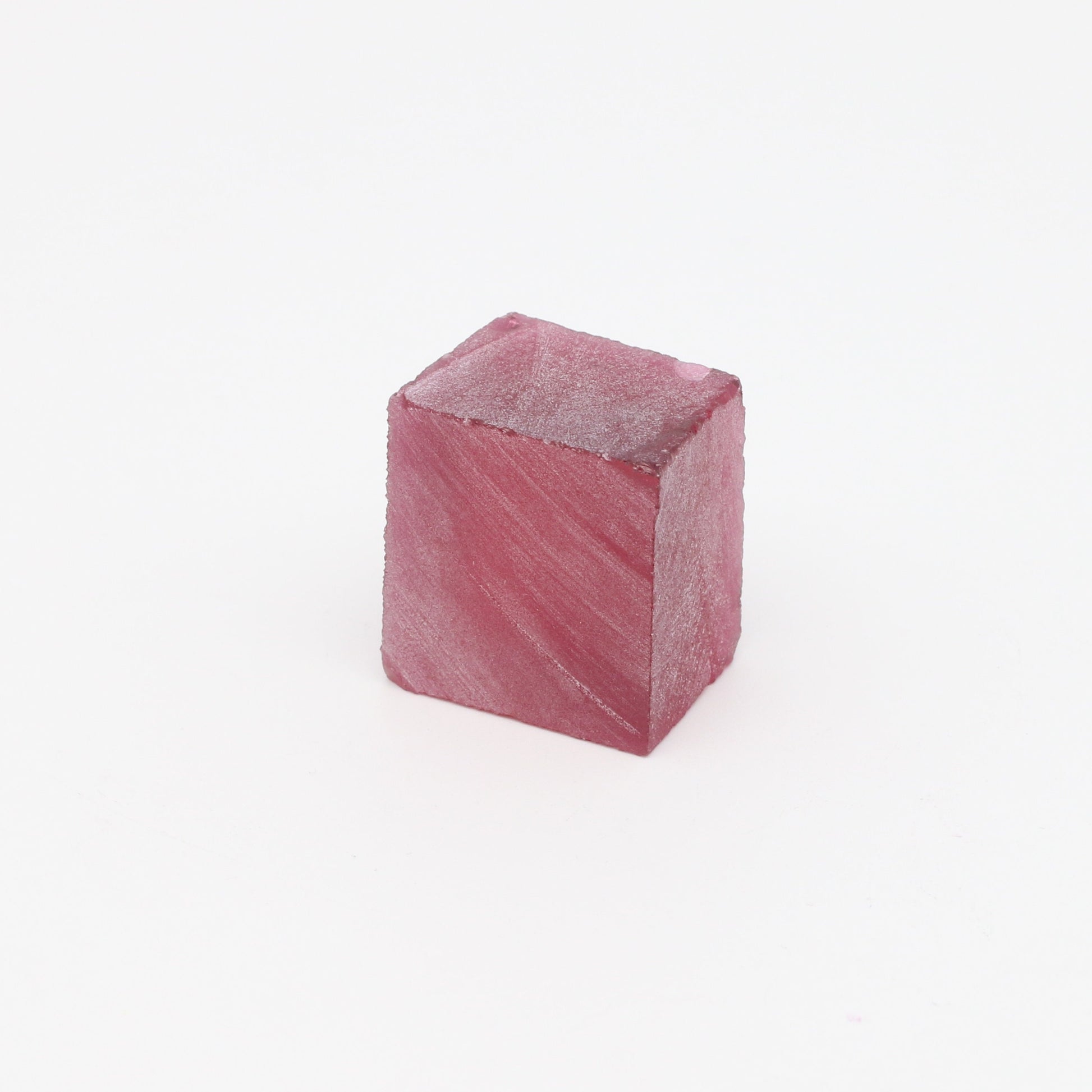 Vivid Pink Nanosital Synthetic Lab Created Faceting Rough for Gem Cutting - #TB-9 - Various Sizes