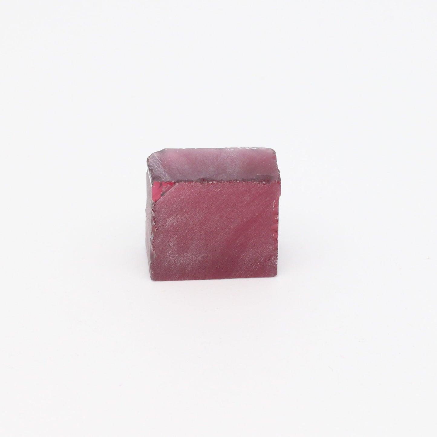 Medium Ruby Nanosital Synthetic Lab Created Faceting Rough for Gem Cutting - #TB-20 - Various Sizes