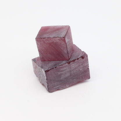Medium Ruby Nanosital Synthetic Lab Created Faceting Rough for Gem Cutting - #TB-20 - Various Sizes