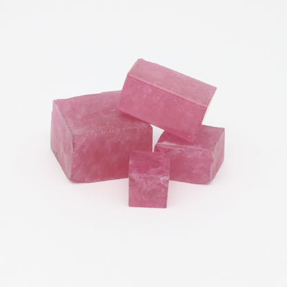 Kunzite (Included) Nanosital Synthetic Lab Created Faceting Rough for Gem Cutting - #Z-8483 - Various Sizes