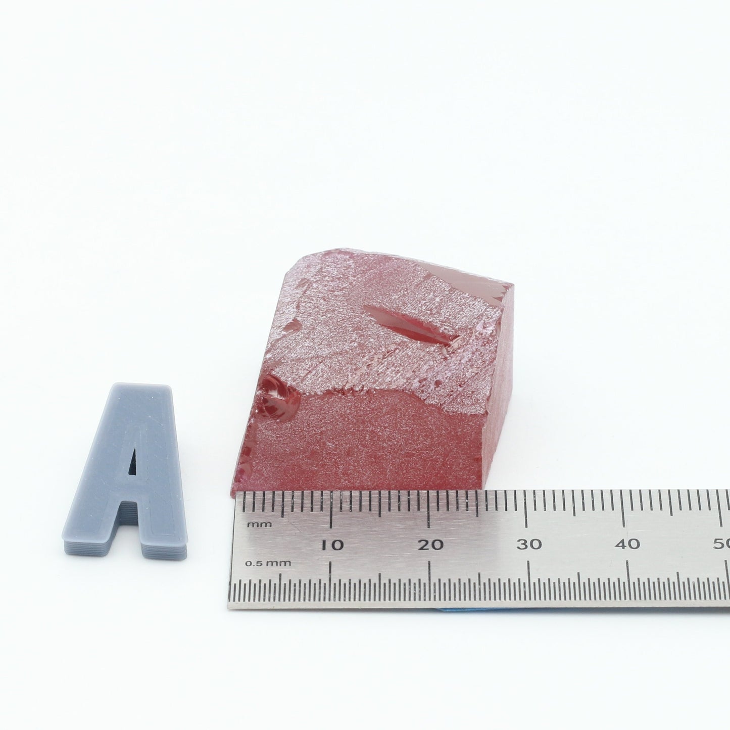 Pink Tourmaline Nanosital Synthetic Lab Created Faceting Rough for Gem Cutting - #A-9100 - Various Sizes