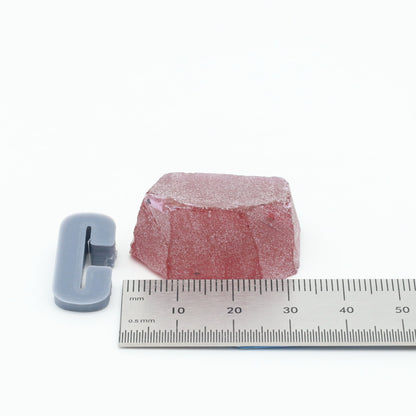 Pink Tourmaline Nanosital Synthetic Lab Created Faceting Rough for Gem Cutting - #A-9100 - Various Sizes