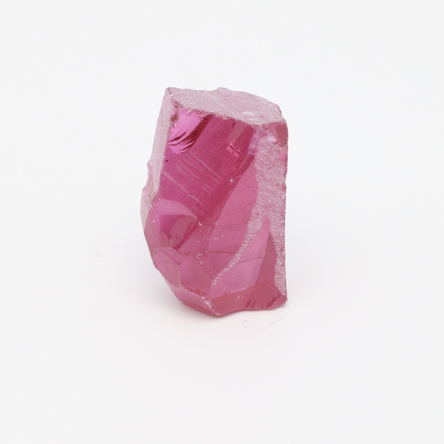 Hot Pink Tourmaline Nanosital Synthetic Lab Created Faceting Rough for Gem Cutting - #A-9095 - Various Sizes