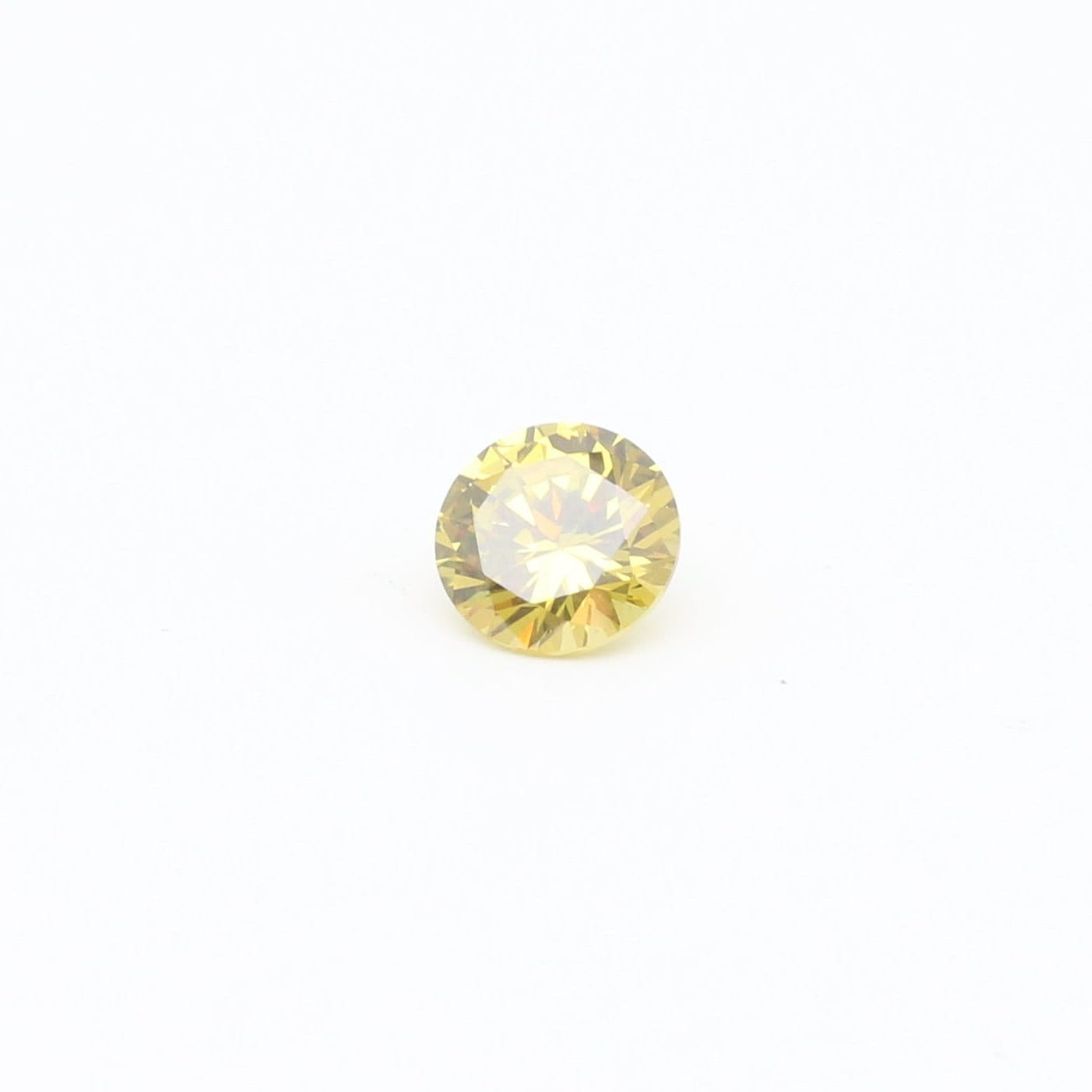 Olive Cubic Zirconia Faceting Rough for Gem Cutting - Various Sizes