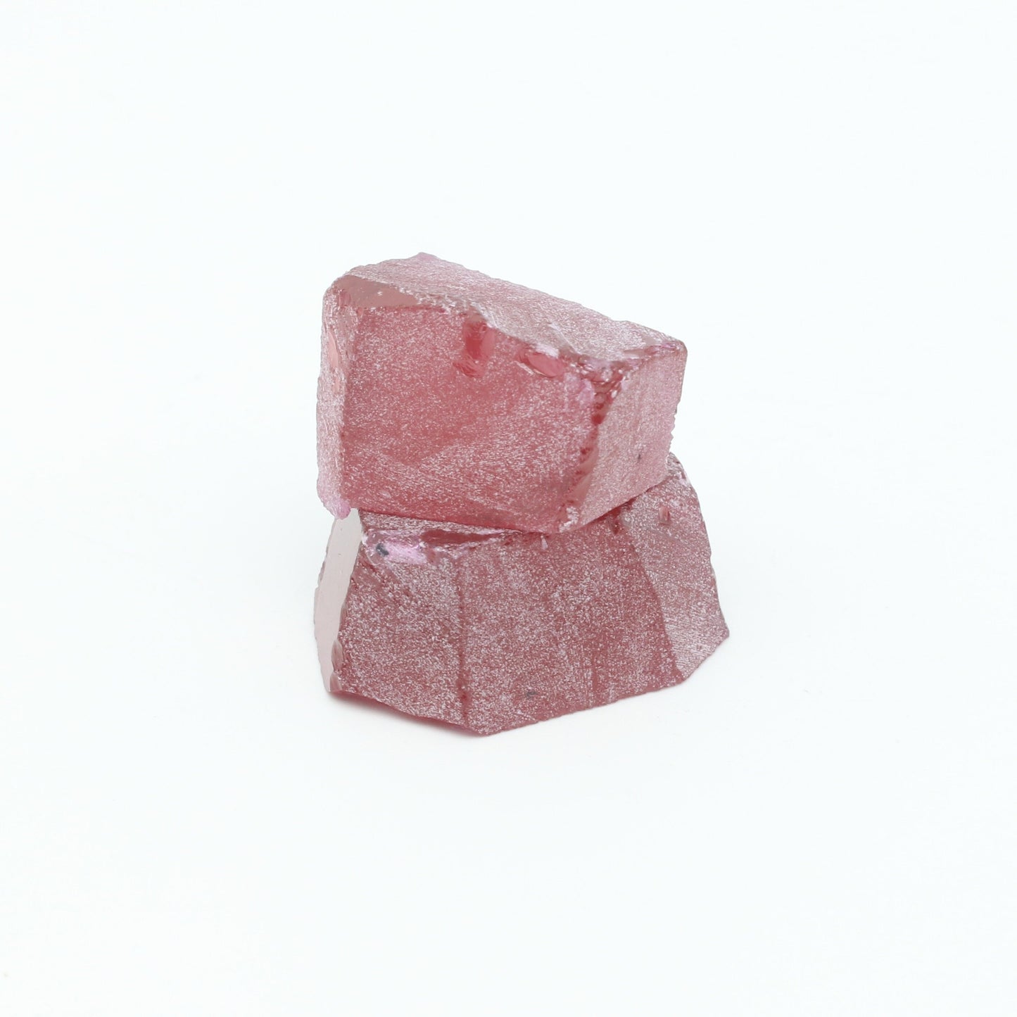Pink Tourmaline Nanosital Synthetic Lab Created Faceting Rough for Gem Cutting - #A-9100 - Various Sizes