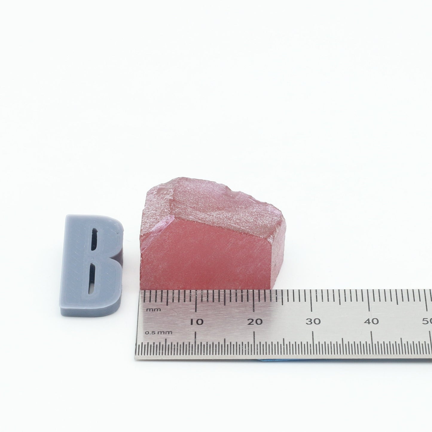 Pink Tourmaline Nanosital Synthetic Lab Created Faceting Rough for Gem Cutting - #A-9100 - Various Sizes