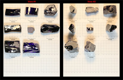 Violet Cubic Zirconia Faceting Rough for Gem Cutting - Various Sizes