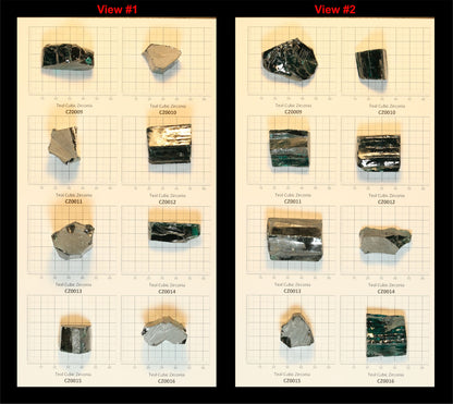 Teal Cubic Zirconia Faceting Rough for Gem Cutting - Various Sizes