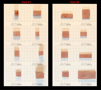 Sweet Dreams Nanosital Synthetic Lab Created Faceting Rough for Gem Cutting - #600 - Various Sizes