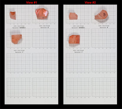 Color Changing Nanosital Synthetic Lab Created Faceting Rough for Gem Cutting - #204 - Various Sizes