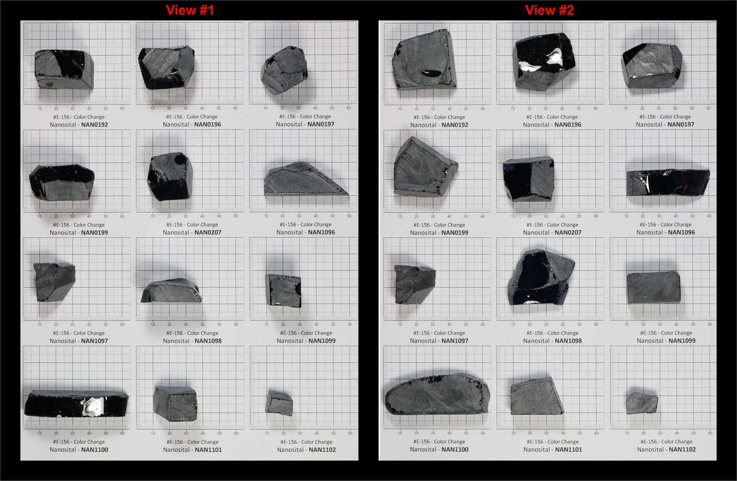 Alexandrite Color Changing Nanosital Synthetic Lab Created Faceting Rough for Gem Cutting - #E-156 - Various Sizes