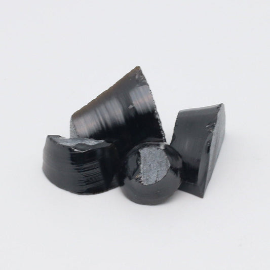 Very Dark Brown YAG Cr4+:YAG Faceting Rough for Gem Cutting - Various Sizes