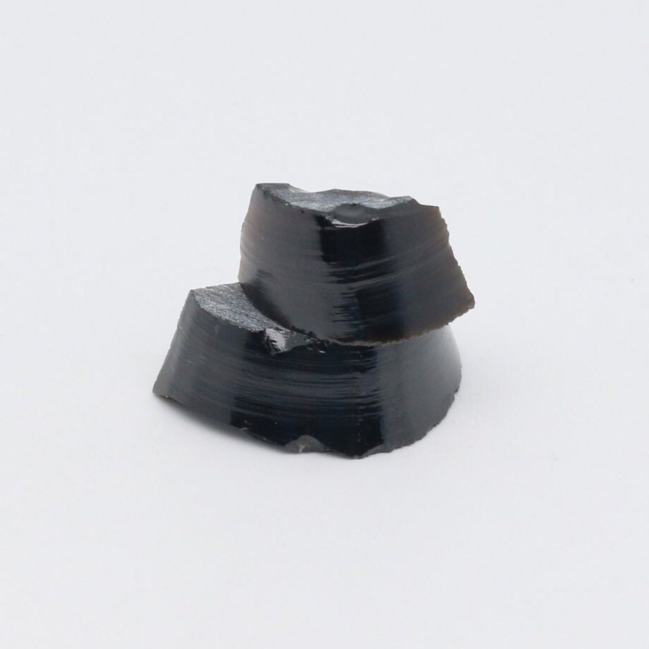 Very Dark Brown YAG Cr4+:YAG Faceting Rough for Gem Cutting - Various Sizes