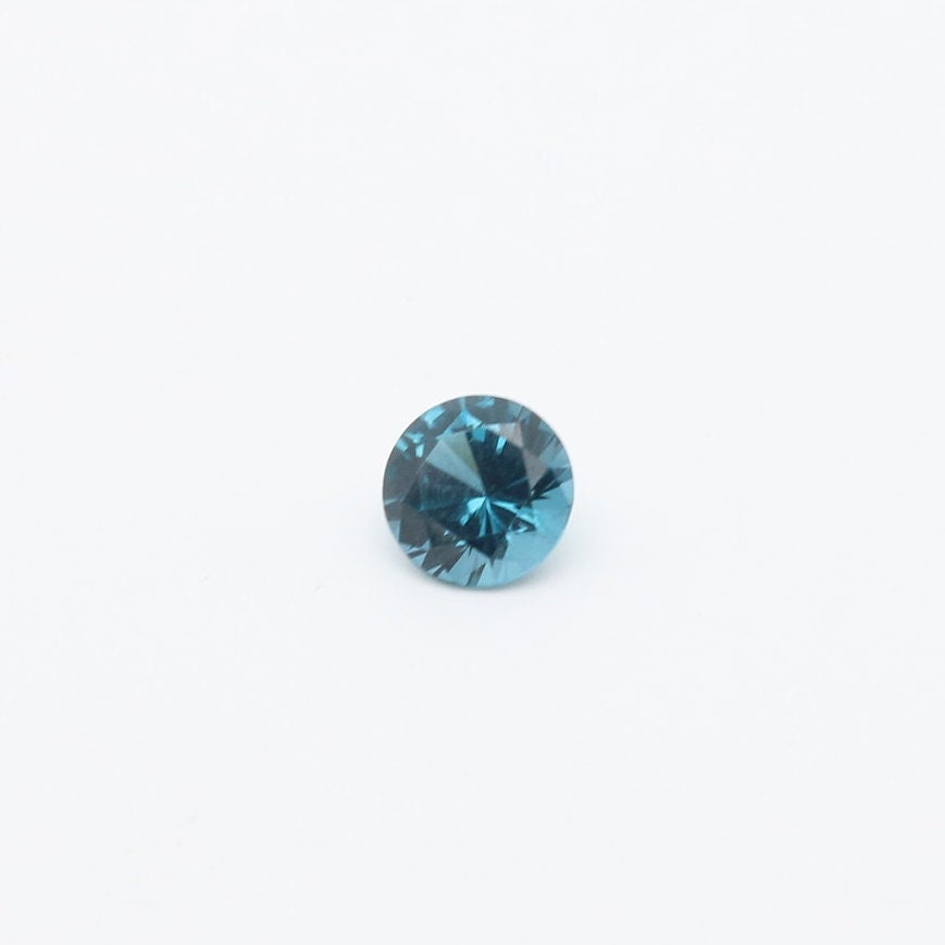 Zircon Green (Teal Color) #122-Djeva Lab Created Spinel Faceting Rough for Gem Cutting - Various Sizes