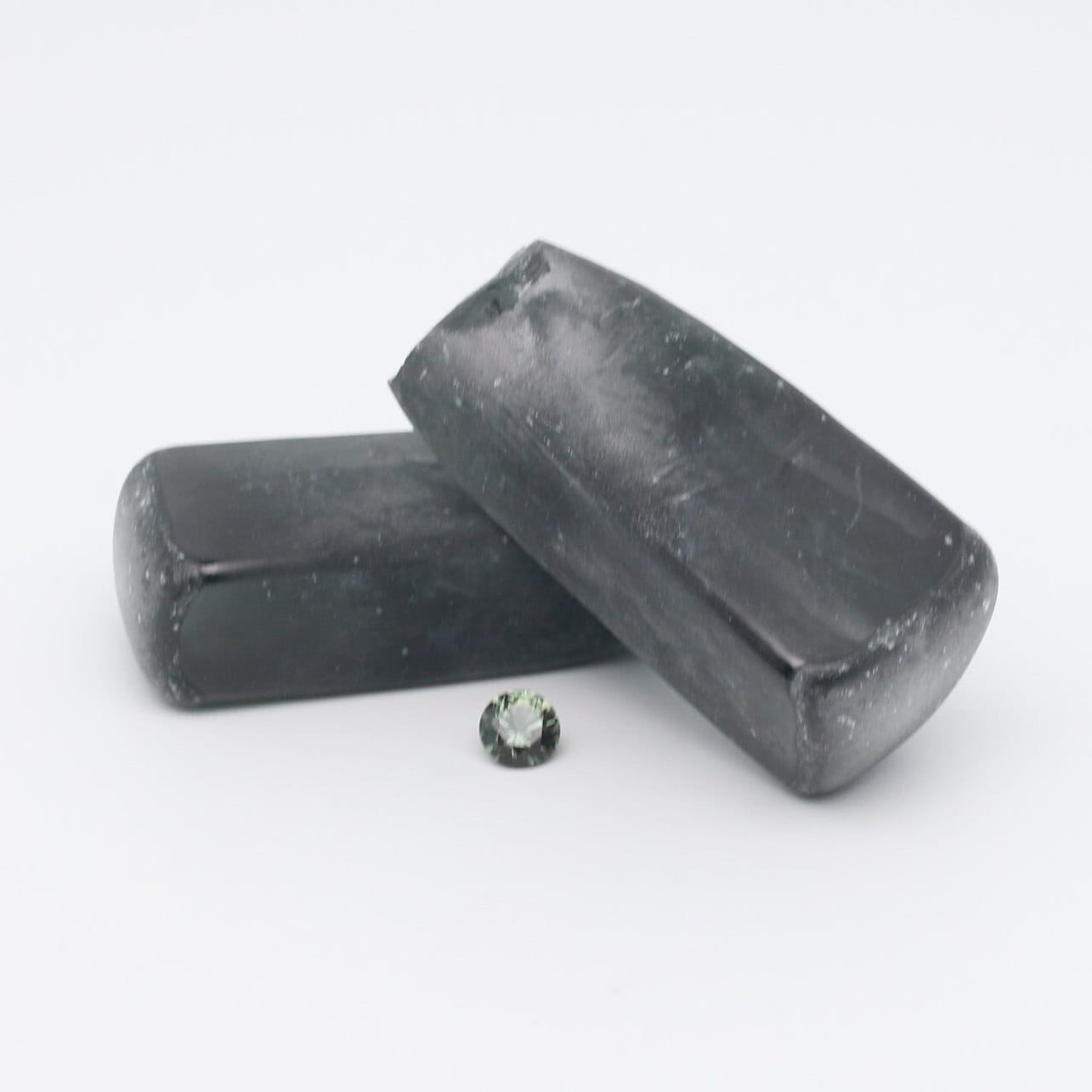 Green Tourmaline (Light) #149 Lab Created Spinel Faceting Rough for Gem Cutting - Various Sizes