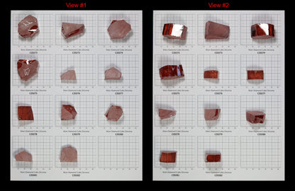 Mars Diamond Cubic Zirconia Faceting Rough for Gem Cutting - Various Sizes