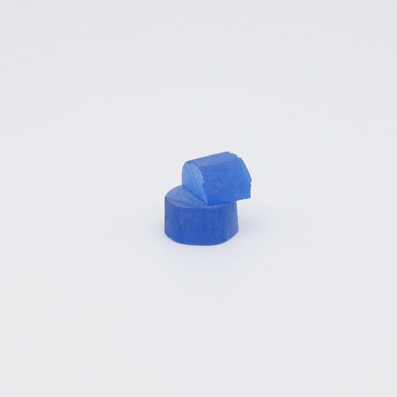 Cobalt Blue #114-Djeva Lab Created Spinel Faceting Rough for Gem Cutting - Various Sizes