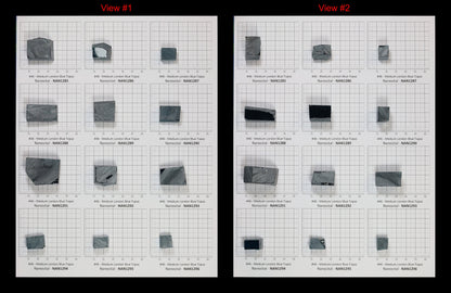 Medium London Blue Topaz Nanosital Synthetic Lab Created Faceting Rough for Gem Cutting - #46 - Various Sizes