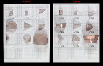 Lavender Nd:YAG Faceting Rough for Gem Cutting - Various Sizes