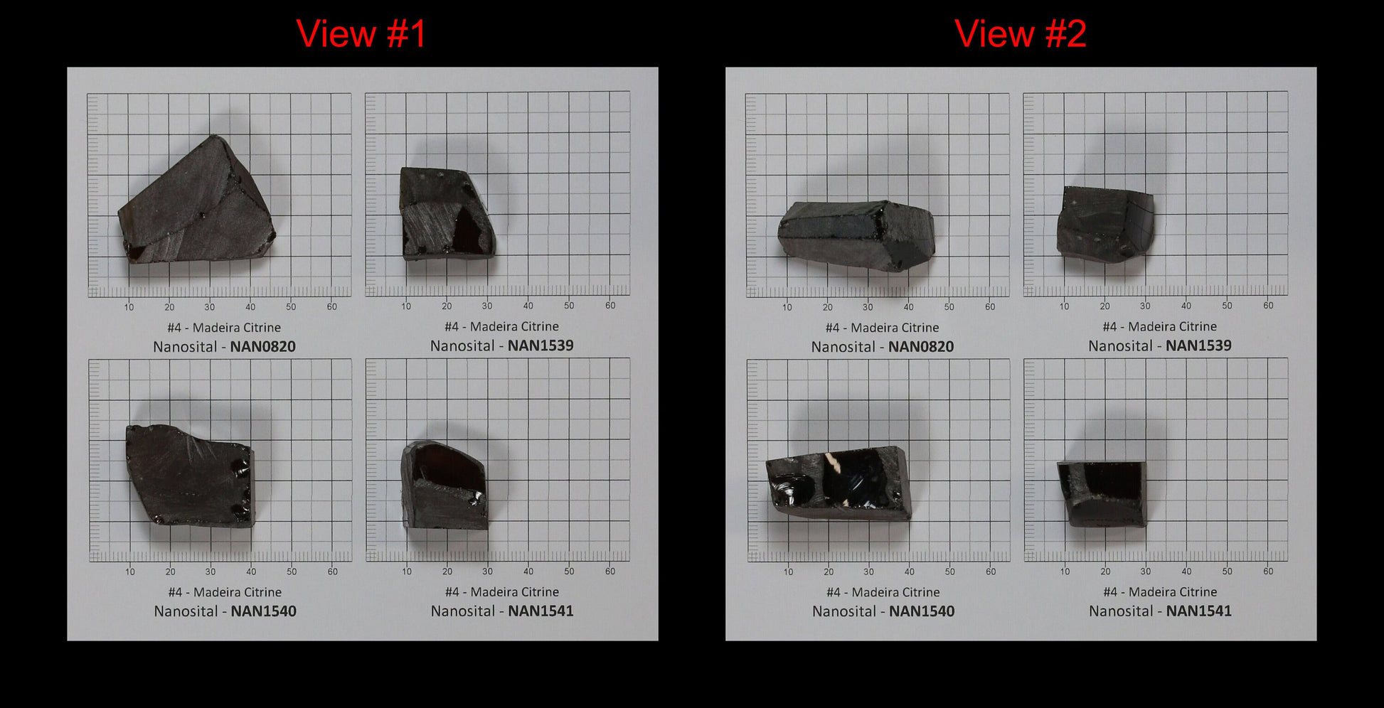 Madeira Citrine Nanosital Synthetic Lab Created Faceting Rough for Gem Cutting - #4 - Various Sizes