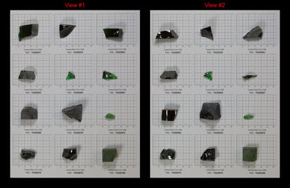 Christmas Garnet YAG Cr3+:YAG Faceting Rough for Gem Cutting - Various Sizes