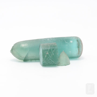 Light Paraiba Blue #135-Djeva Lab Created Spinel Faceting Rough for Gem Cutting - Various Sizes