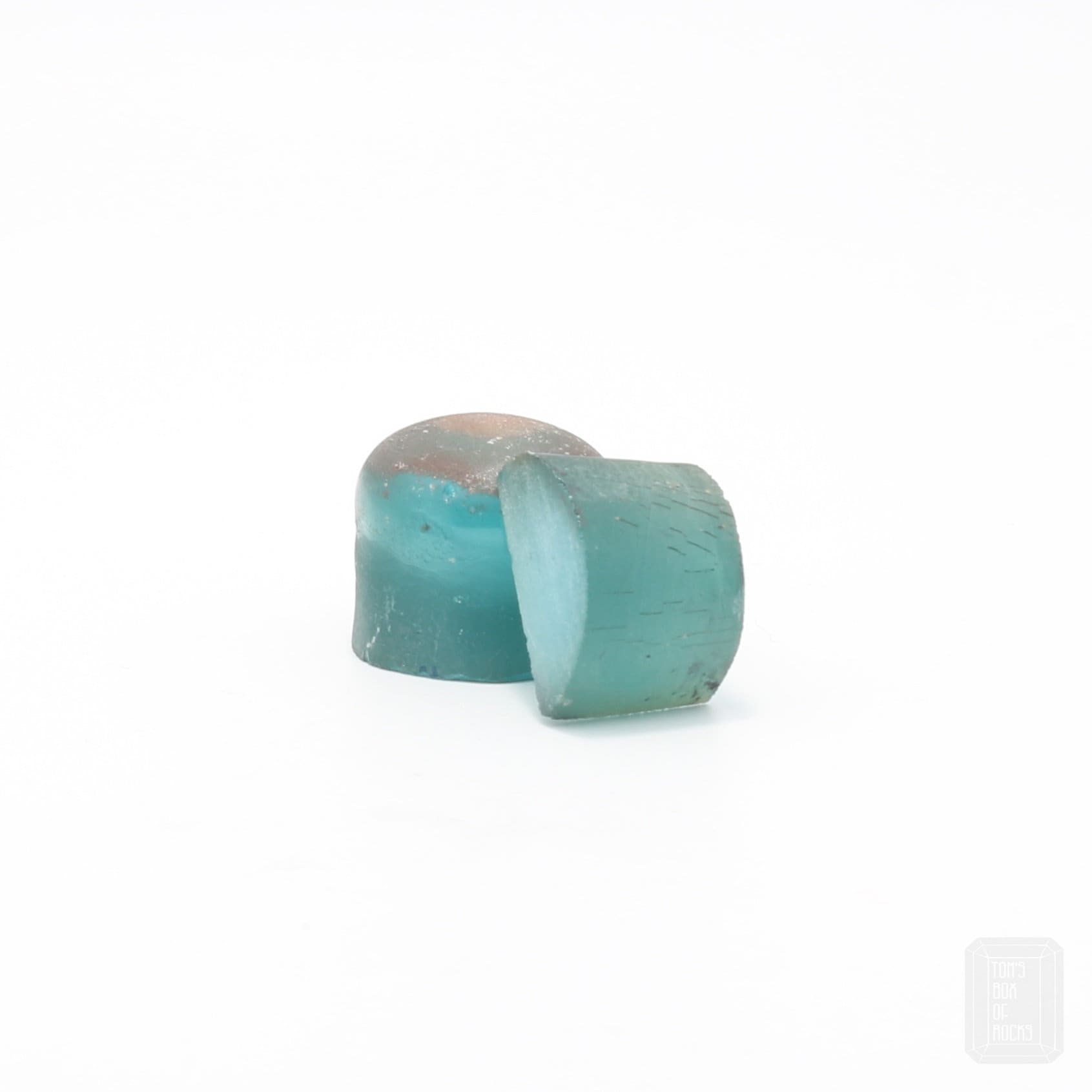 Bluish Green #136-Djeva Lab Created Spinel Faceting Rough for Gem Cutting - Various Sizes