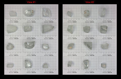 UV Reactive Nanosital #E-272 Synthetic Lab Created Faceting Rough for Gem Cutting - Various Sizes