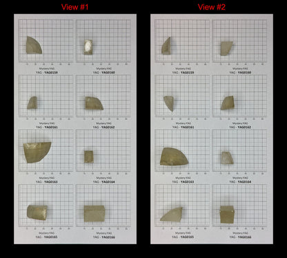 Mystery YAG Faceting Rough for Gem Cutting - Various Sizes