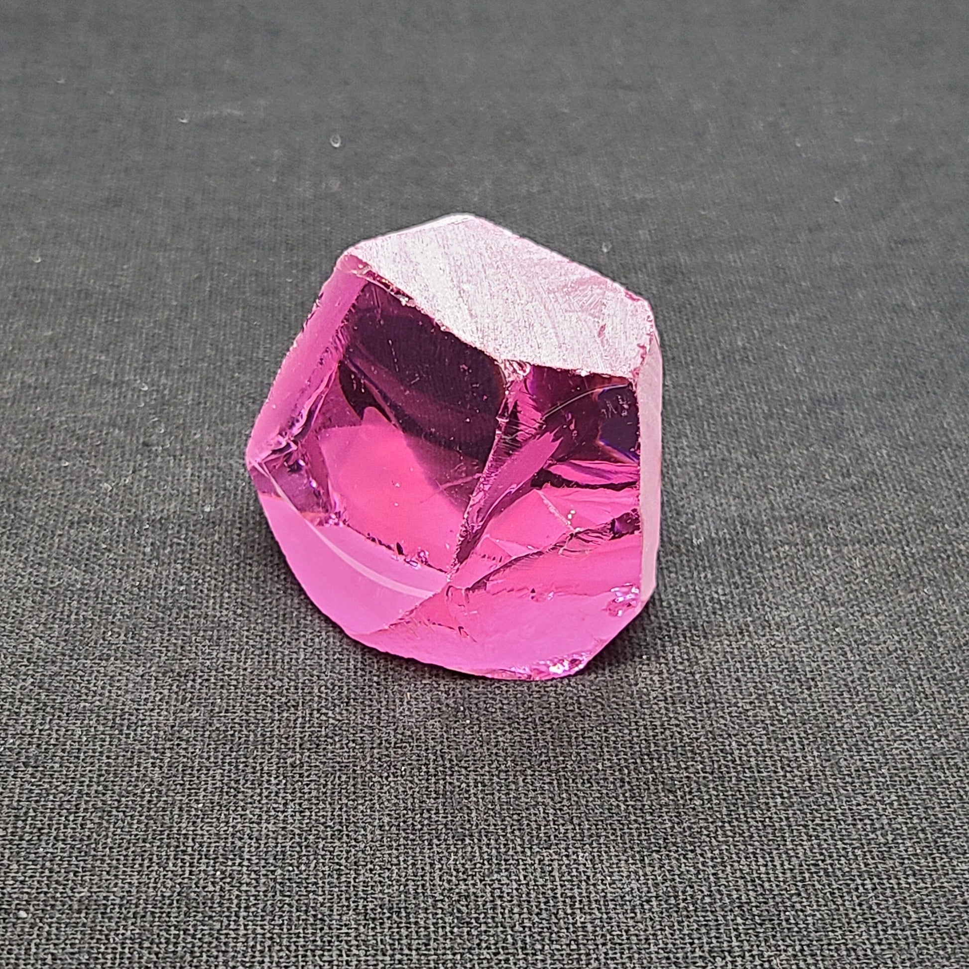 Nanosital Simulated Kunzite Lab Created Faceting Rough for Gem Cutting - #A-4572 - Various Sizes #BEGIN