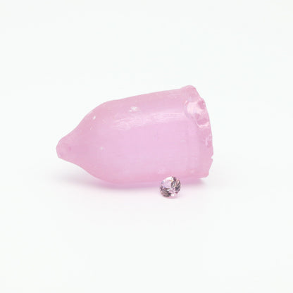 Lavender Nd:YAG Faceting Rough for Gem Cutting - Various Sizes #BEGIN