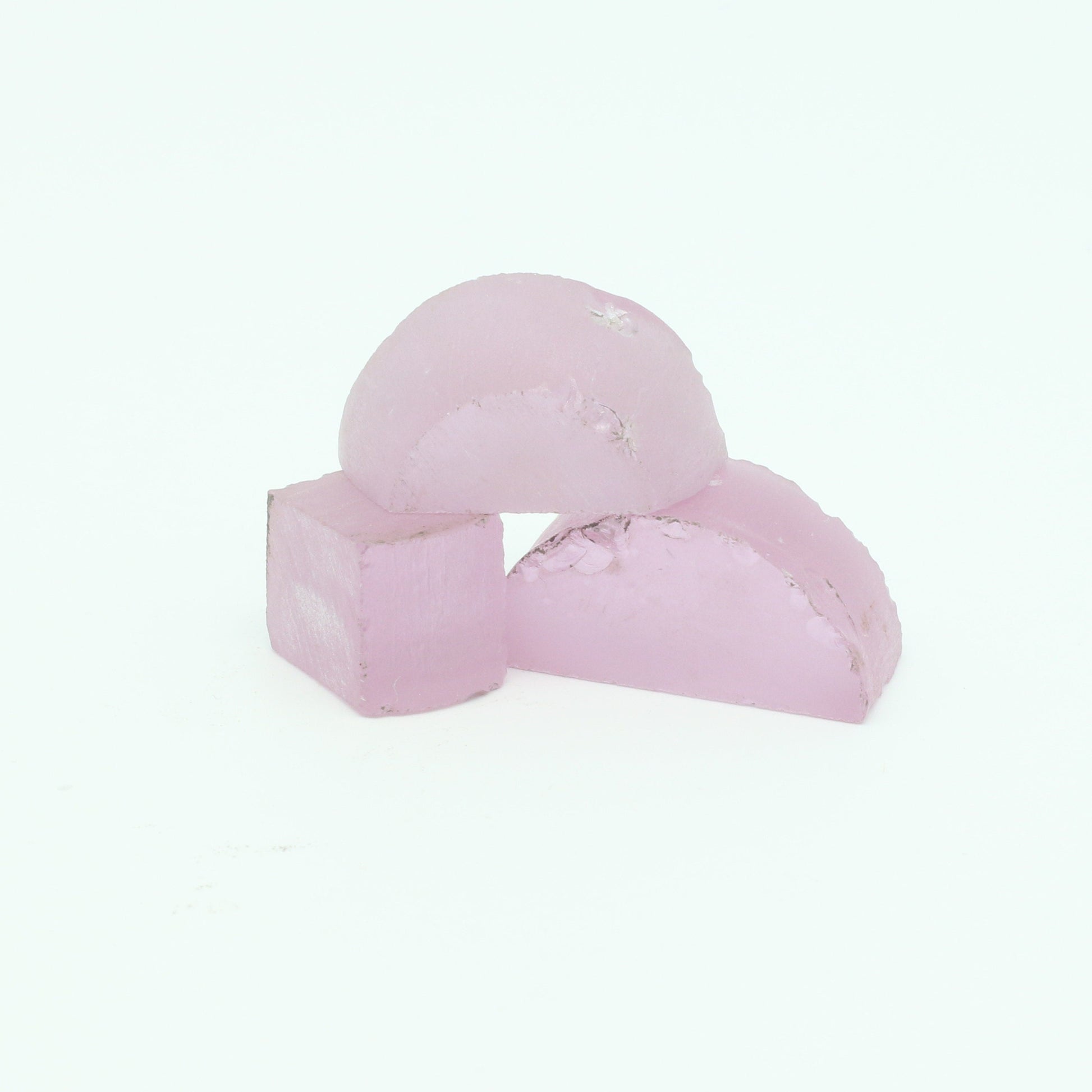 Lavender Nd:YAG Faceting Rough for Gem Cutting - Various Sizes #BEGIN