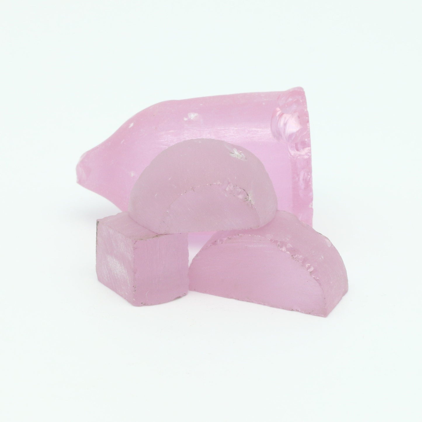 Lavender Nd:YAG Faceting Rough for Gem Cutting - Various Sizes #BEGIN