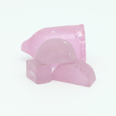 Lavender Nd:YAG Faceting Rough for Gem Cutting - Various Sizes #BEGIN