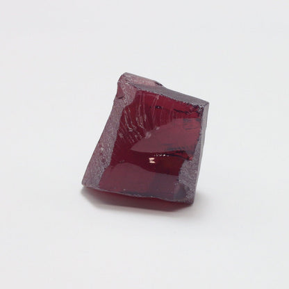 Nanosital Simulated Light Bordeaux Lab Created Faceting Rough for Gem Cutting - #A-7859 - Various Sizes #BEGIN