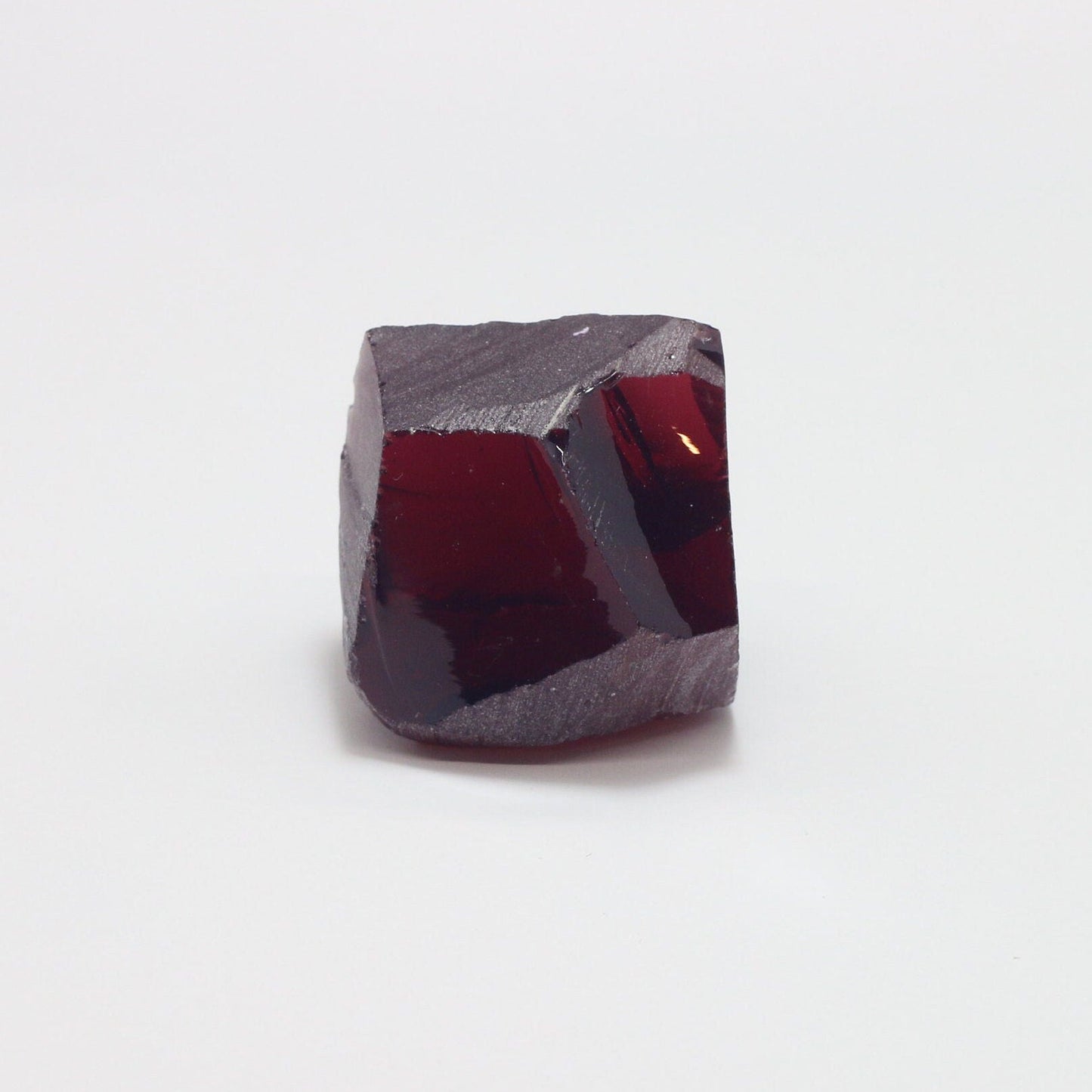 Nanosital Simulated Light Bordeaux Lab Created Faceting Rough for Gem Cutting - #A-7859 - Various Sizes #BEGIN