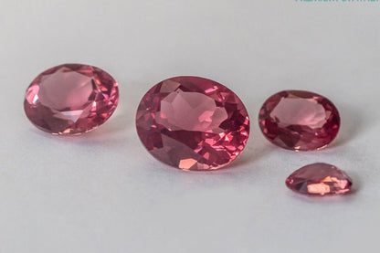 Nanosital Simulated Light Bordeaux Lab Created Faceting Rough for Gem Cutting - #A-7859 - Various Sizes #BEGIN