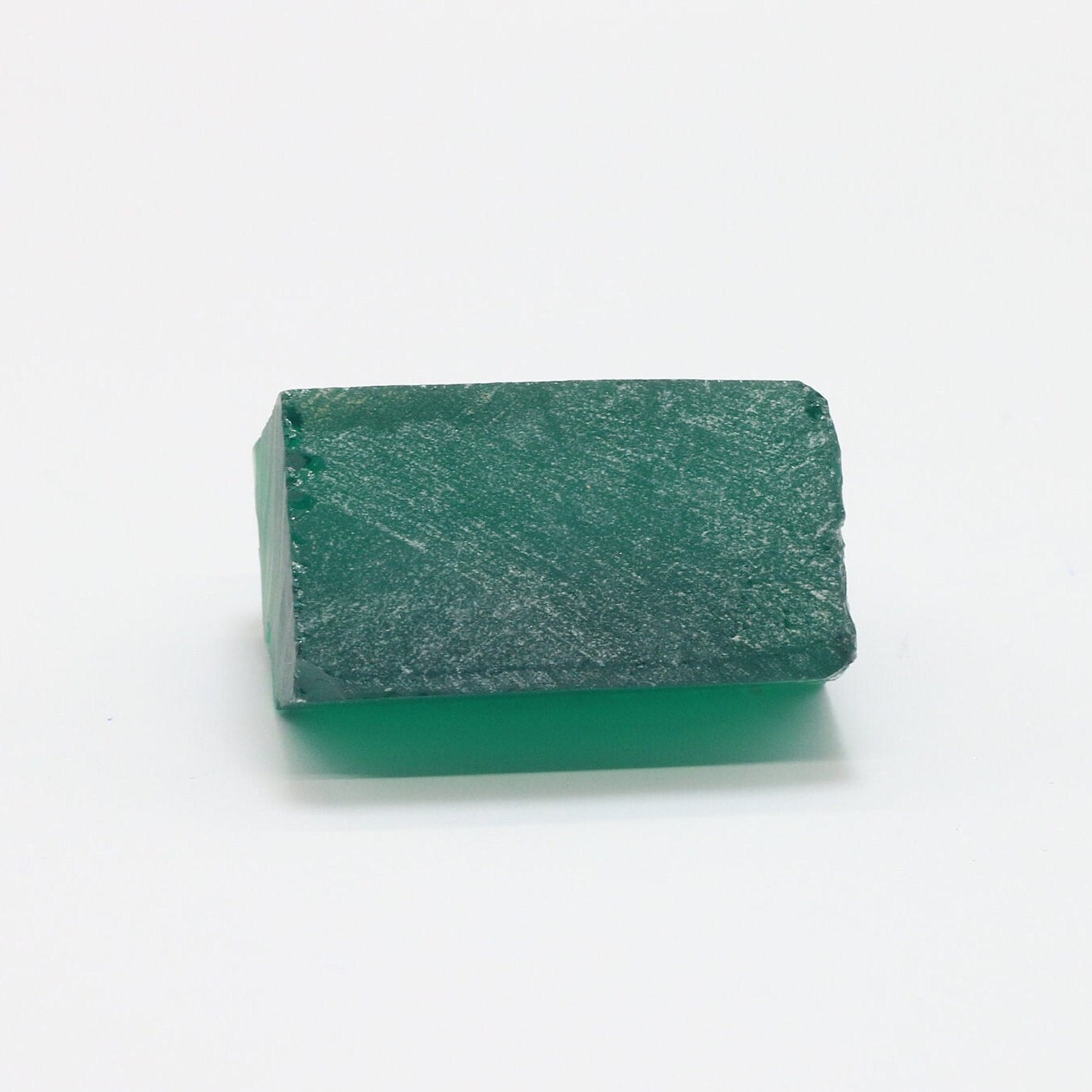 Nanosital Simulated Light Emerald Lab Created Faceting Rough for Gem Cutting - #0/3 - Various Sizes #BEGIN