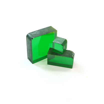 Light Green YAG Polycrystalline (Ceramic) Faceting Rough : #BEGIN