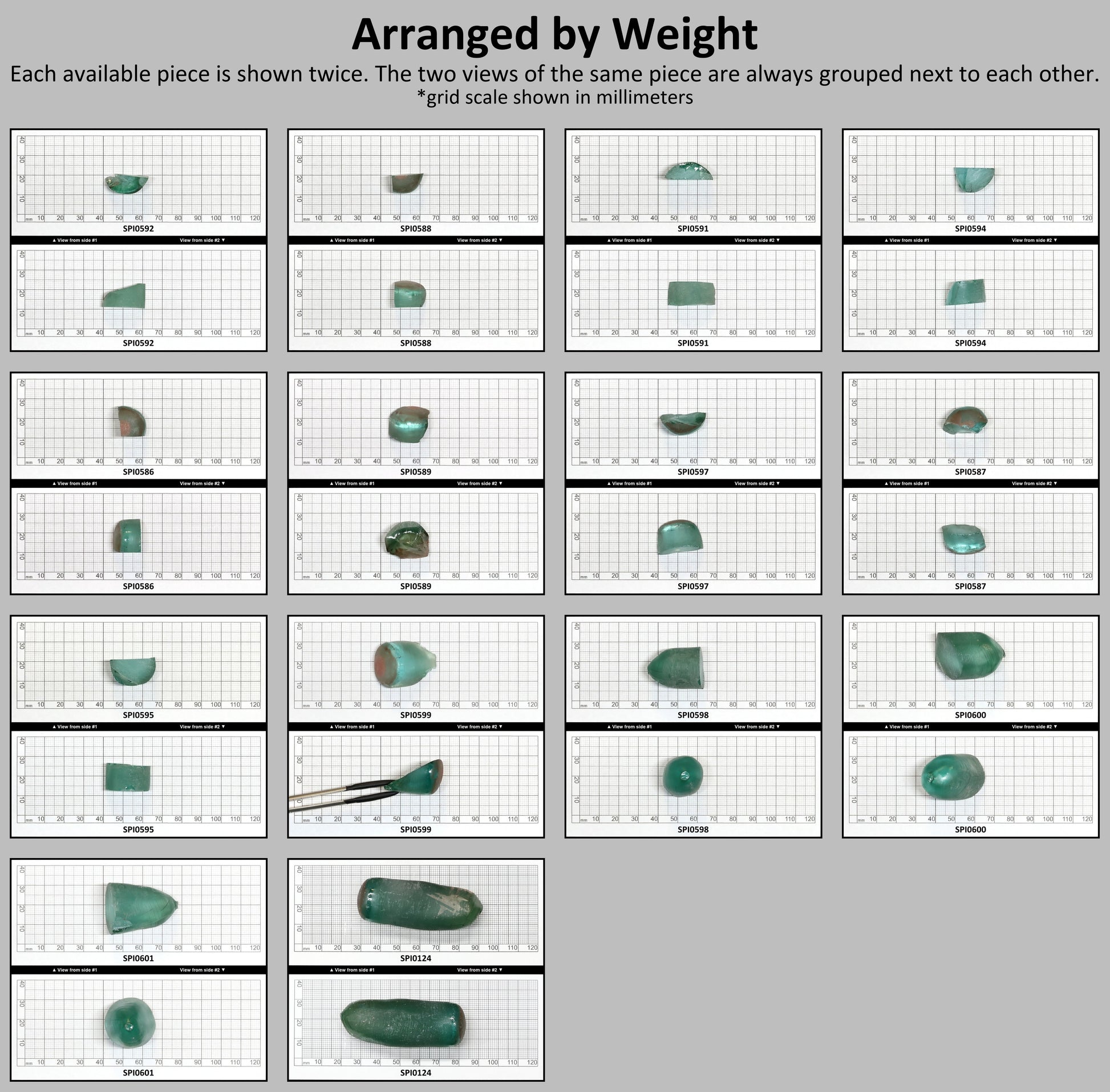 Light Paraiba Blue #135-Djeva Lab Created Spinel Faceting Rough for Gem Cutting - Various Sizes #BEGIN