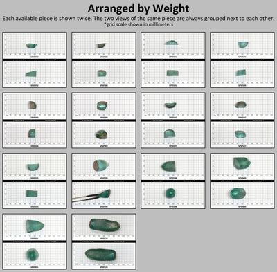 Light Paraiba Blue #135-Djeva Lab Created Spinel Faceting Rough for Gem Cutting - Various Sizes #BEGIN