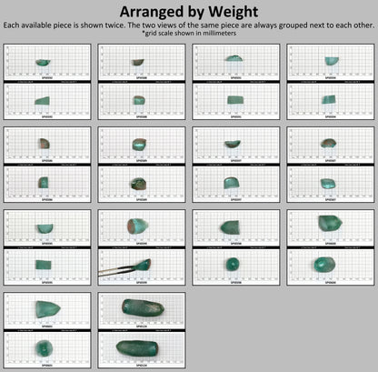Light Paraiba Blue #135-Djeva Lab Created Spinel Faceting Rough for Gem Cutting - Various Sizes #BEGIN
