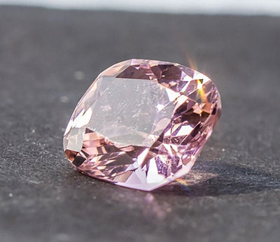 Nanosital Simulated Light Pink Morganite Lab Created Faceting Rough for Gem Cutting - #28 - Various Sizes #BEGIN