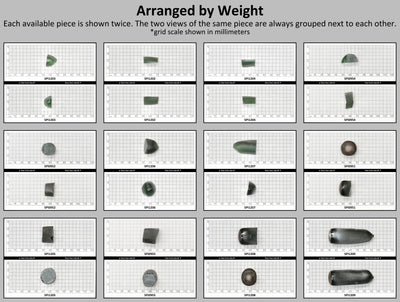 Light Tourmaline Green #EM-100-Djeva Lab Created Spinel Faceting Rough for Gem Cutting - Various Sizes #BEGIN