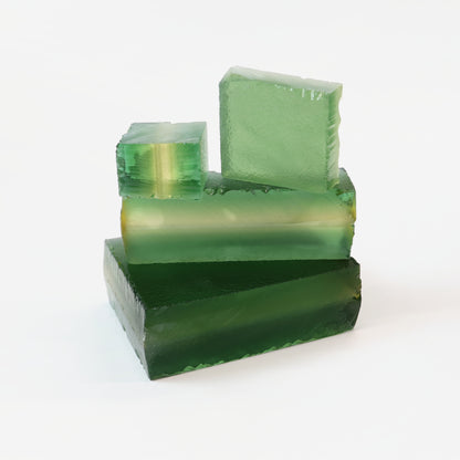 Light Yellow Green Hydrothermal Synthetic Quartz - Lab Created Faceting Rough : #BEGIN