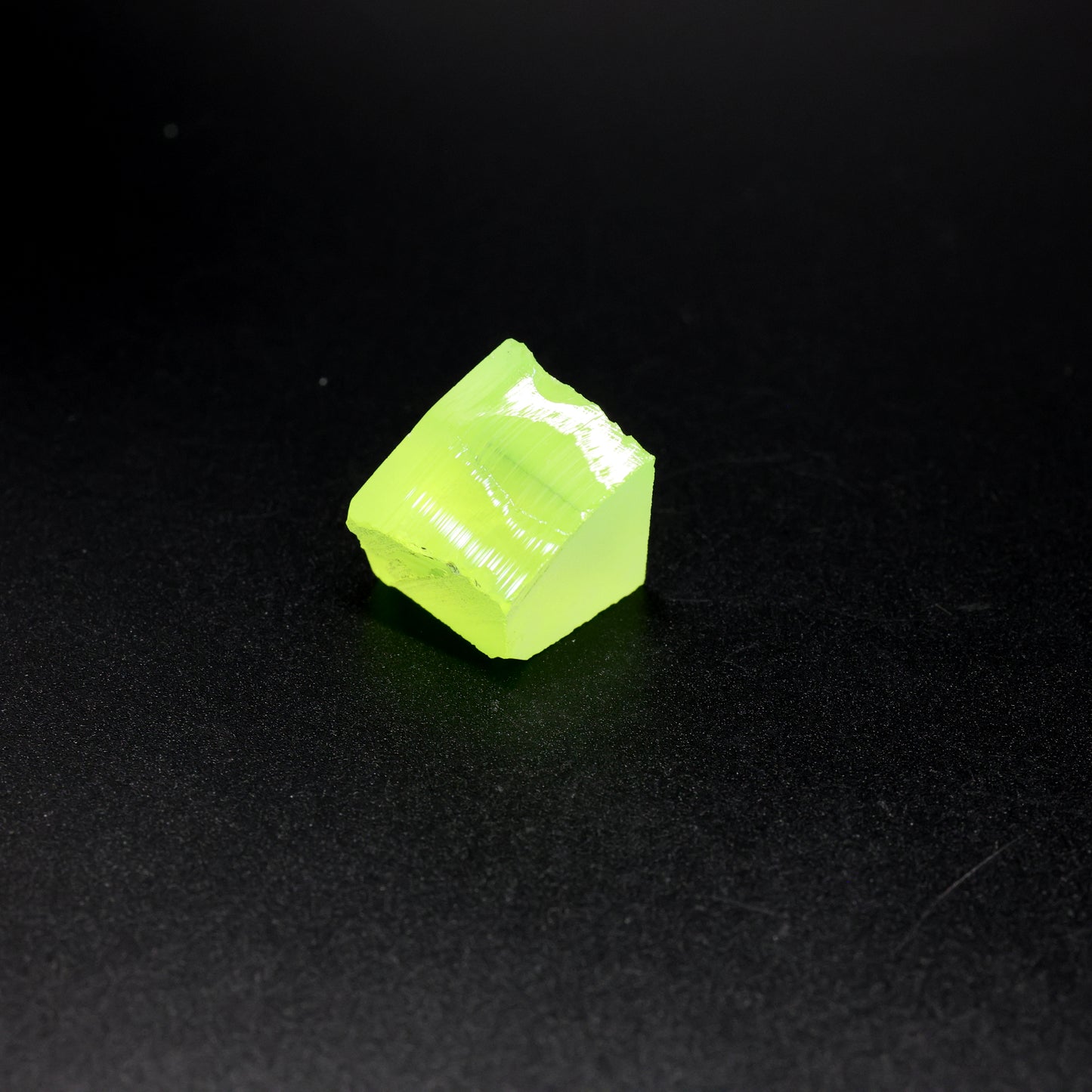 Lab-Grown LuAG Garnet – Intense UV Reactive Gemstone Rough